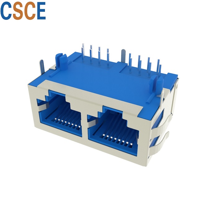 5921S 8P8C 1*2 EMI 扁針